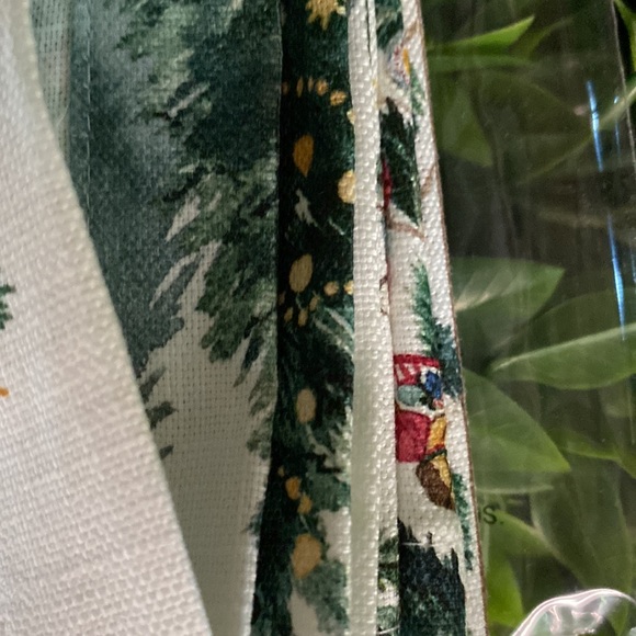 Potter Barn Rustic Charm Christmas In The Country Cotton Napkins -Set Of 4 - Picture 12 of 16